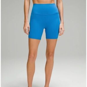 lululemon athletica High-Rise Electric Blue Bike Shorts